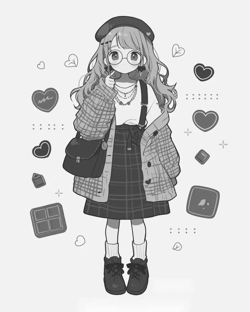 Chocolate Fashion Girl