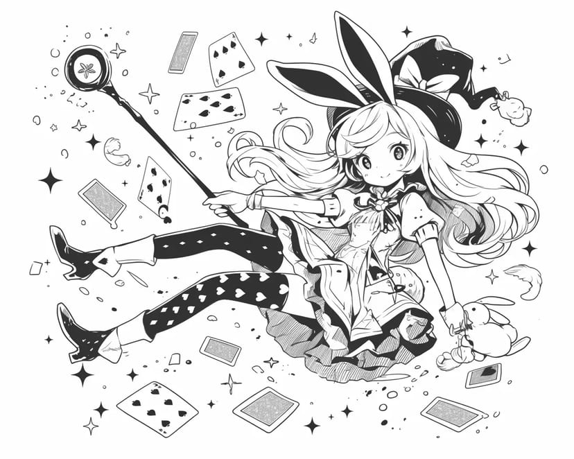 Chica Mágica y el Baile de Cartas