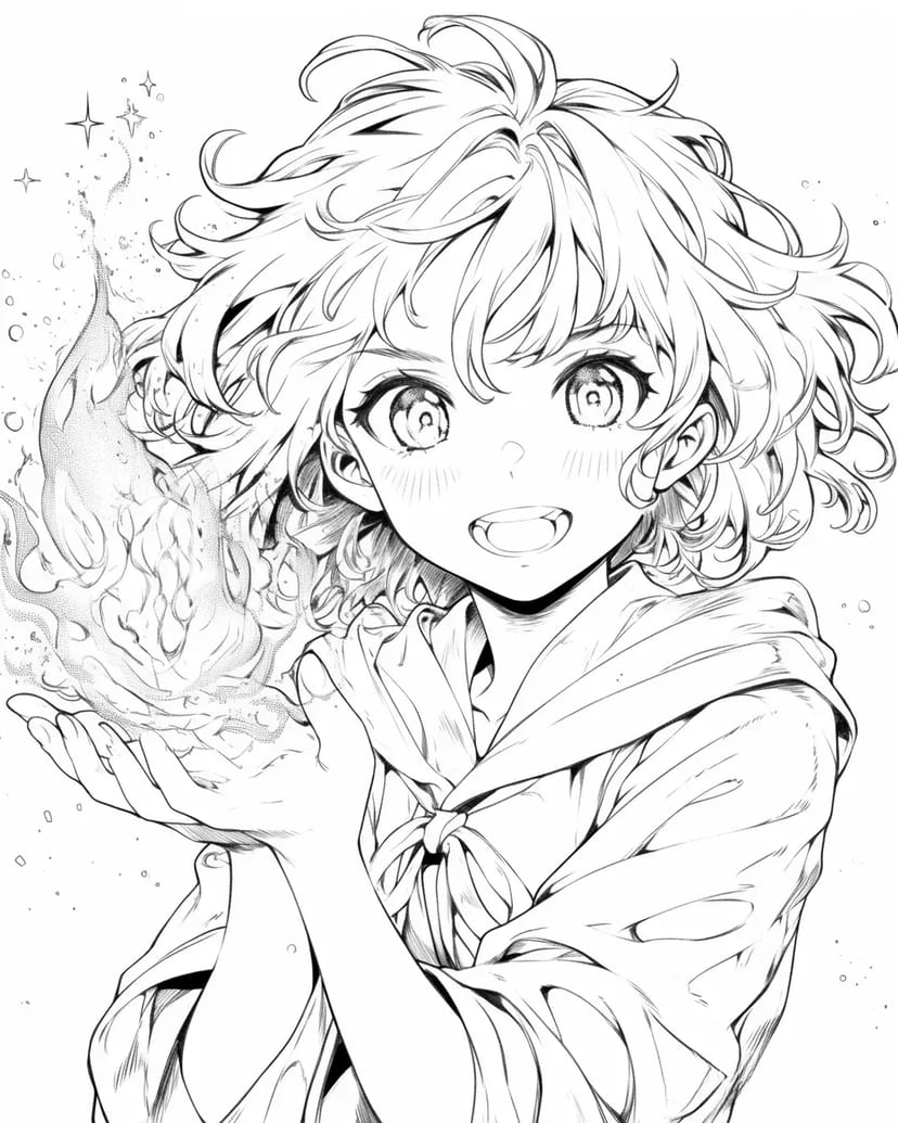 Petit Magicien et la Boule de Feu