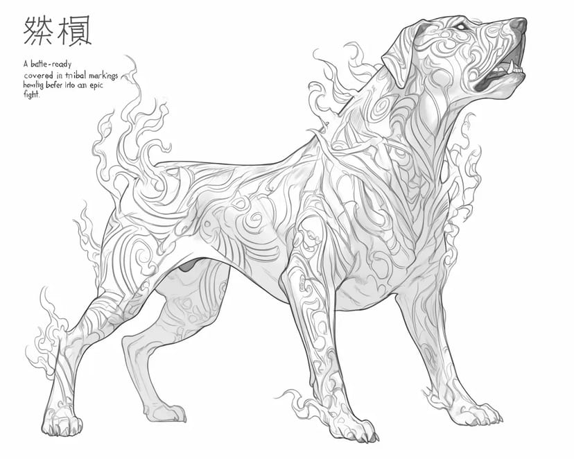 Battle-Ready Dog