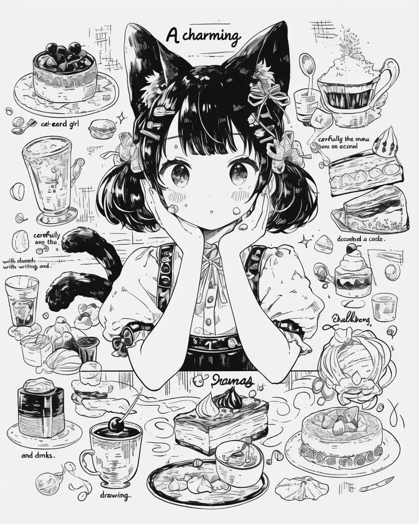 Charming Cat-Eared Girl