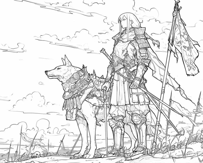 Guerrero y Perro Leal