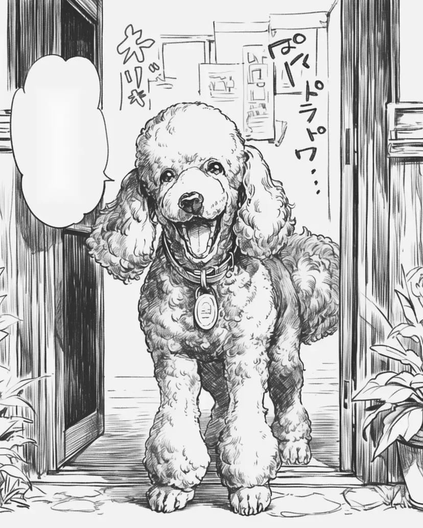 Caniche Souriante