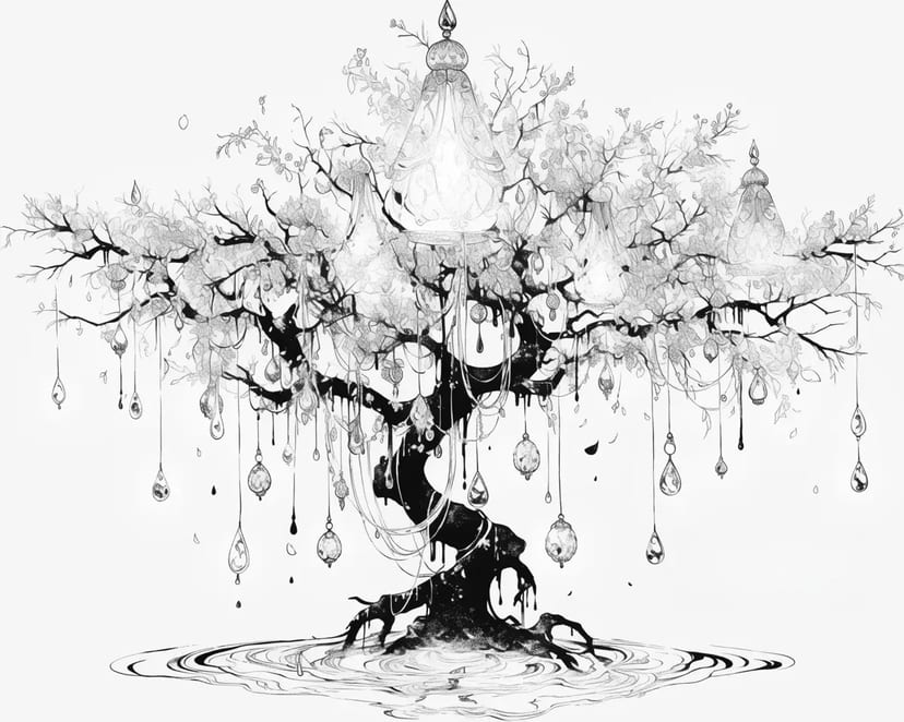 Chandelier Fantasy Tree