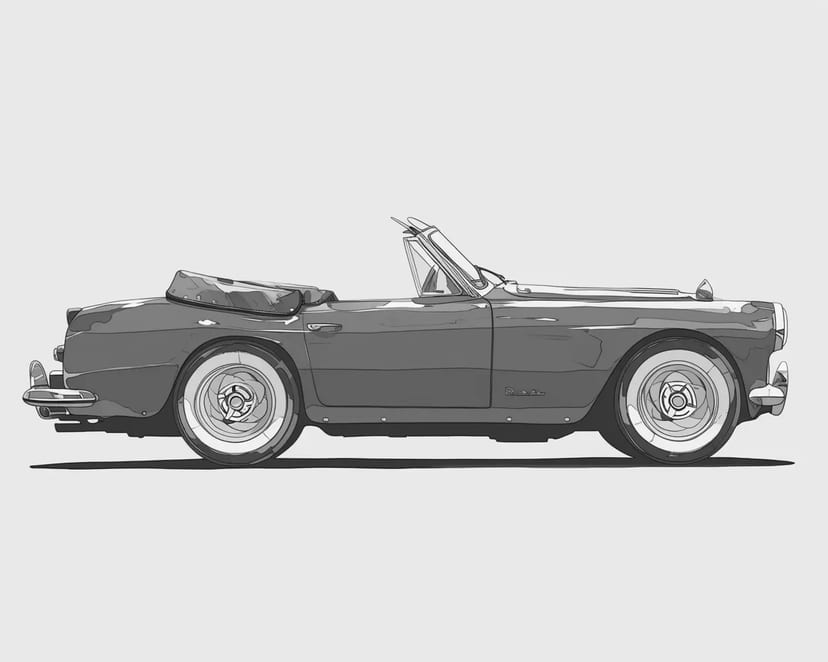 Coche Convertible Clásico