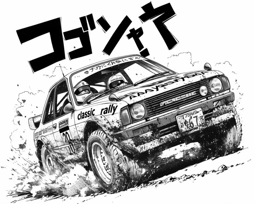 Emoción del Coche de Rally