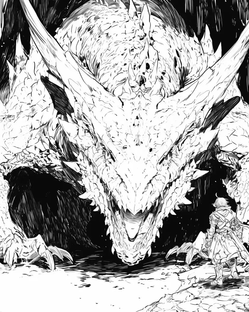 Confrontación con un Dragón Terrorífico