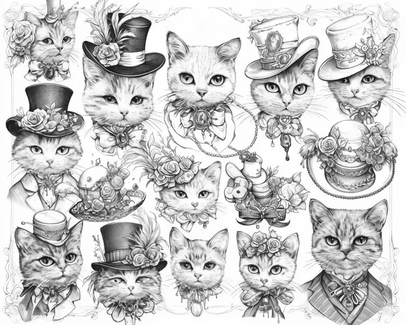 Pertunjukan Topi Kucing Modis