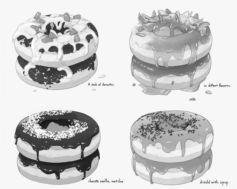 Deliciosa Surtido de Donuts