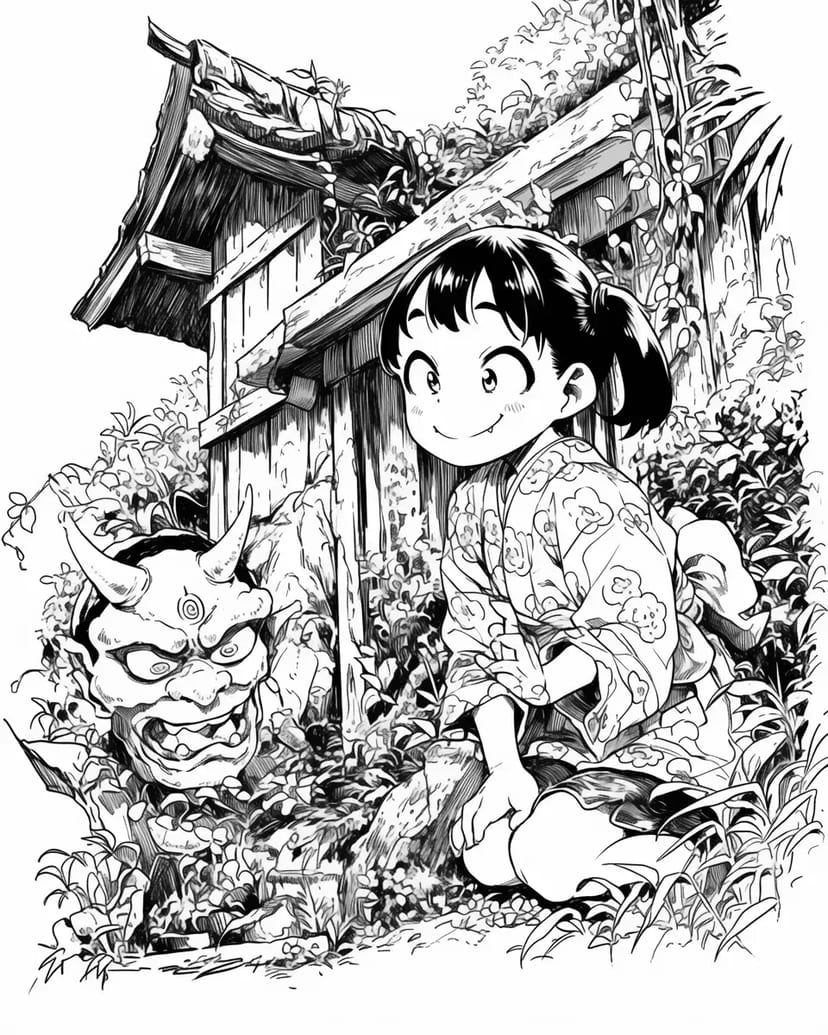 Encontro com um Pequeno Yokai