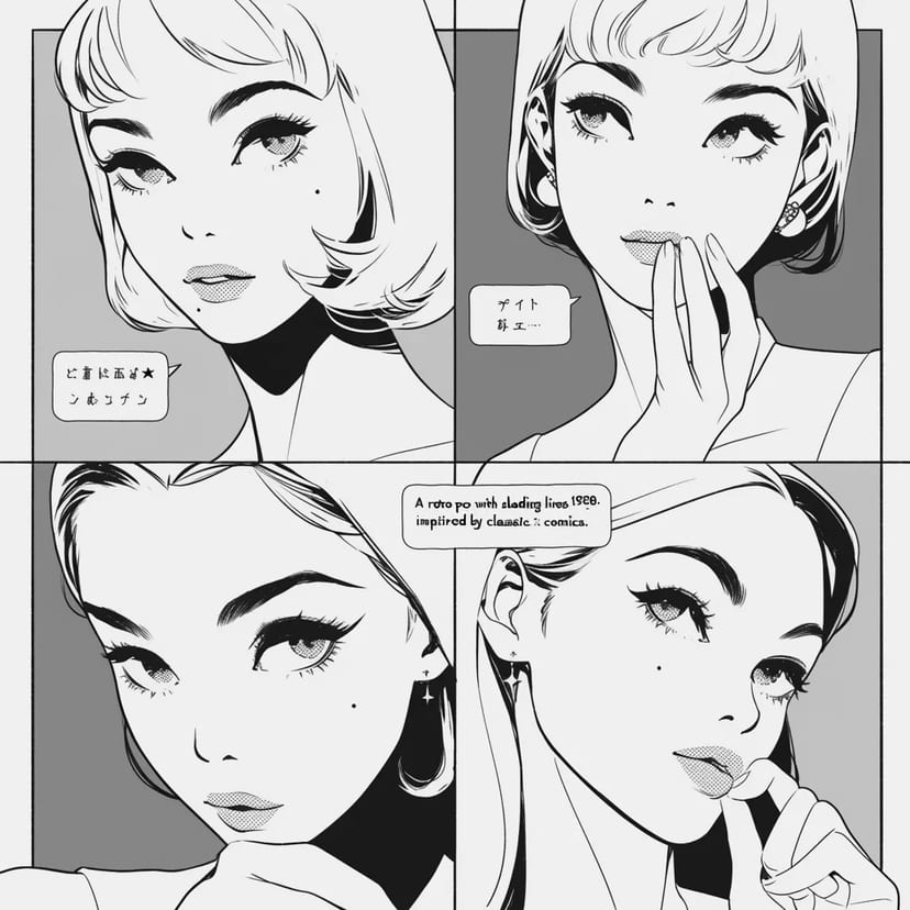 Retro Girls' Portraits