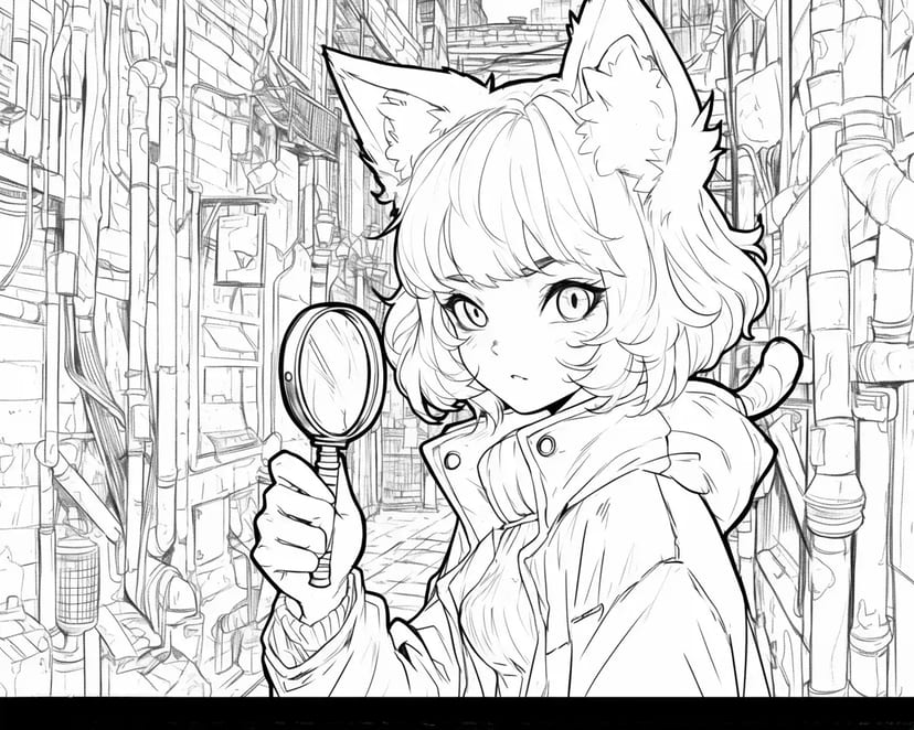 The Mysterious Alley Detective Girl