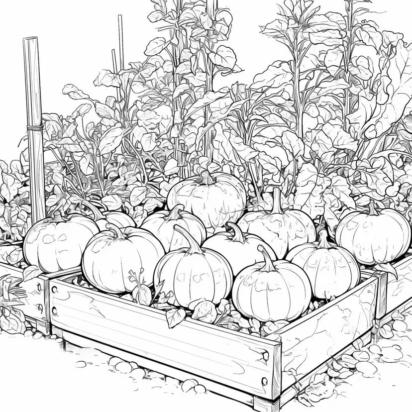 Vegetable Garden in the Sun
