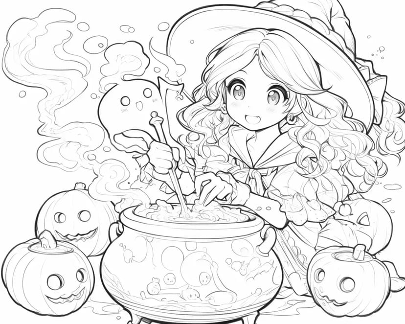 Potion d'Halloween de la Sorcière