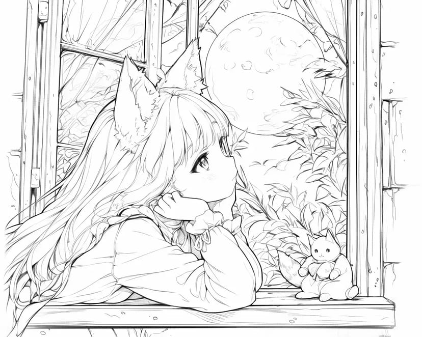 By the Moonlit Window