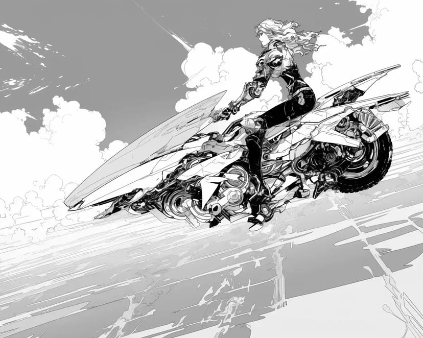 Futuristic Rider