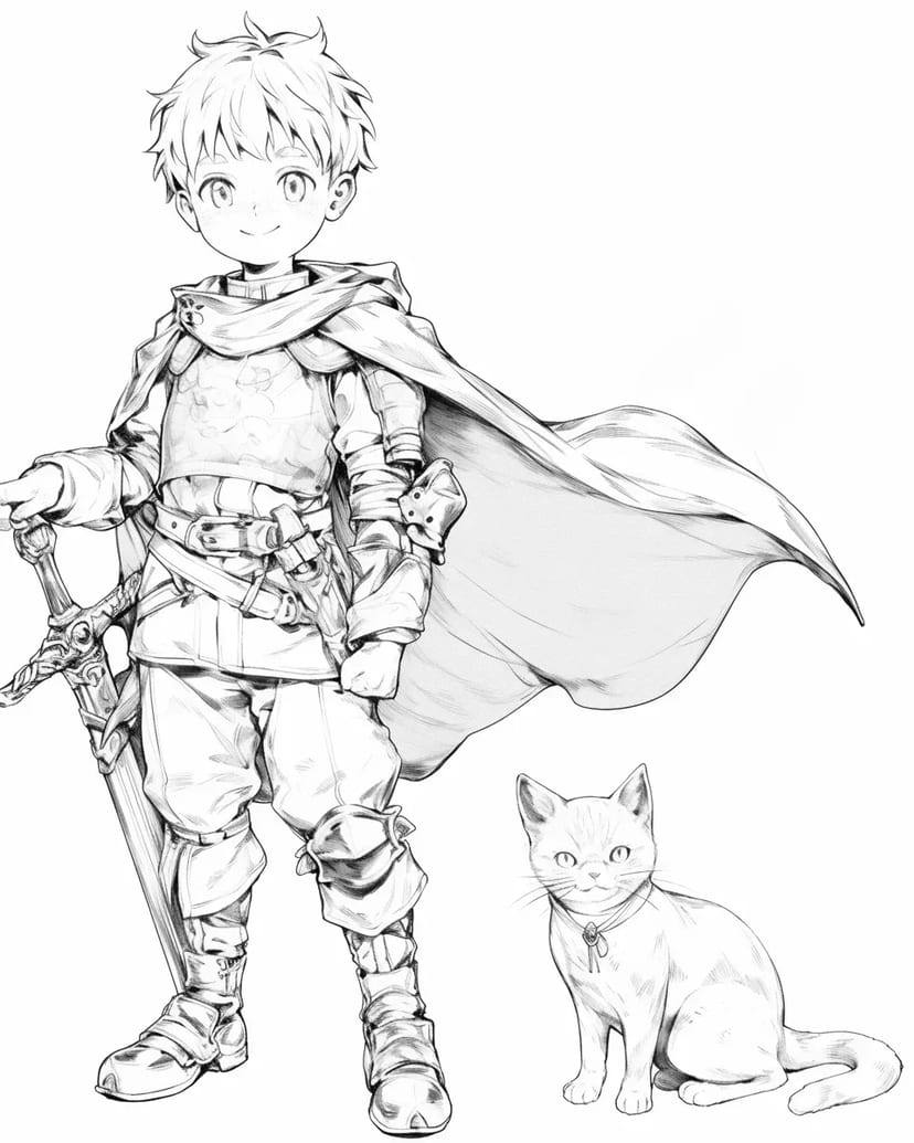 Aventura del Héroe y el Gato