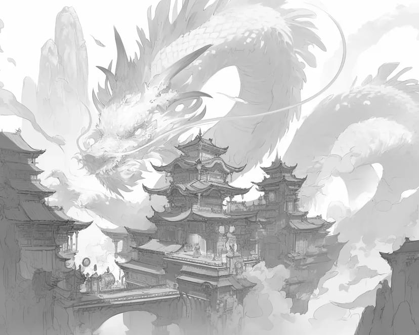 Dragón del Cielo y Ciudad Antigua