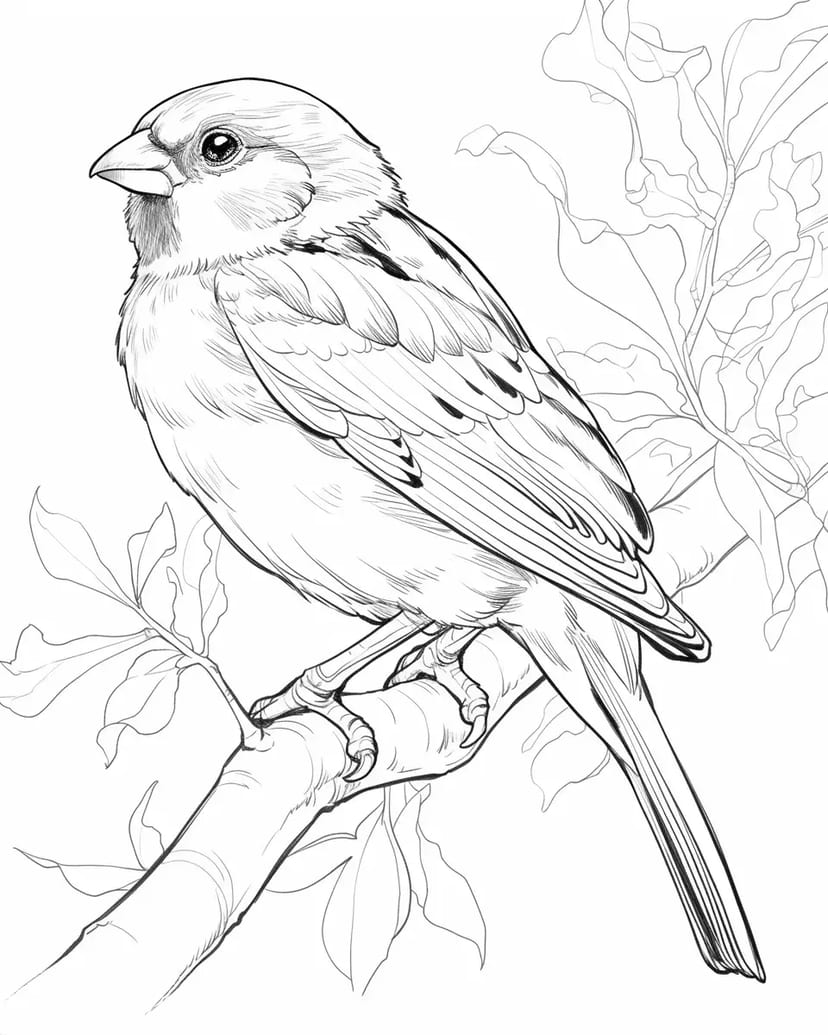 Moineau au Repos