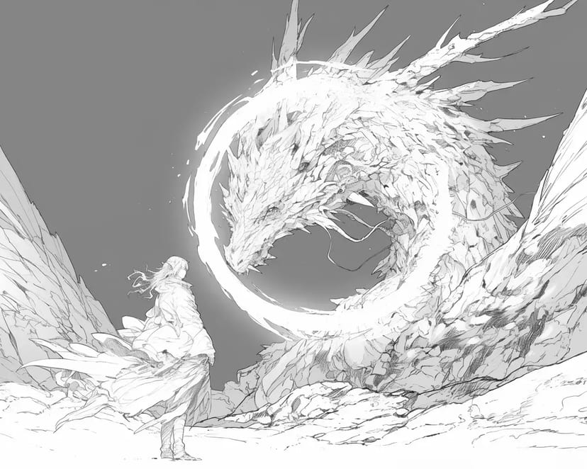 El Encuentro del Dragón y la Niña