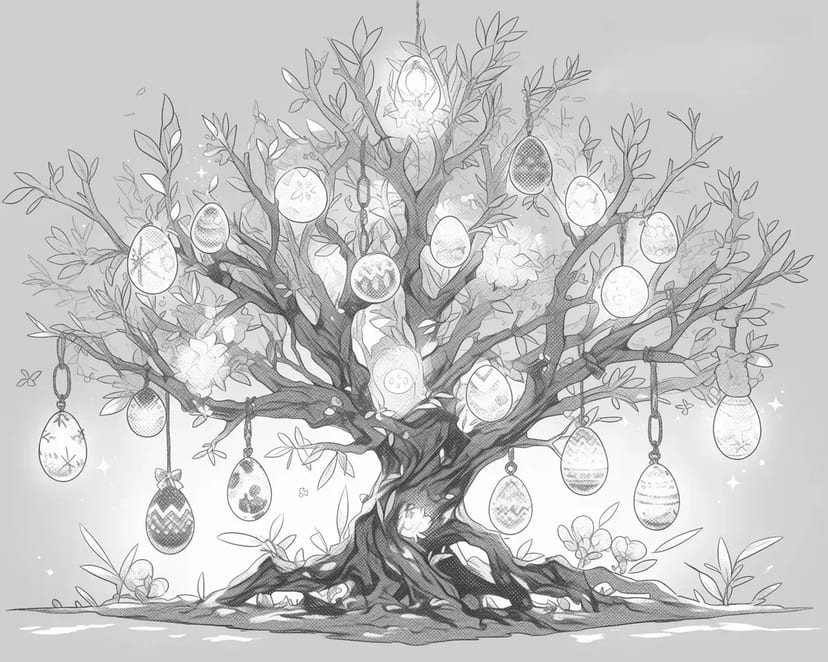 Árbol de Huevos Mágicos