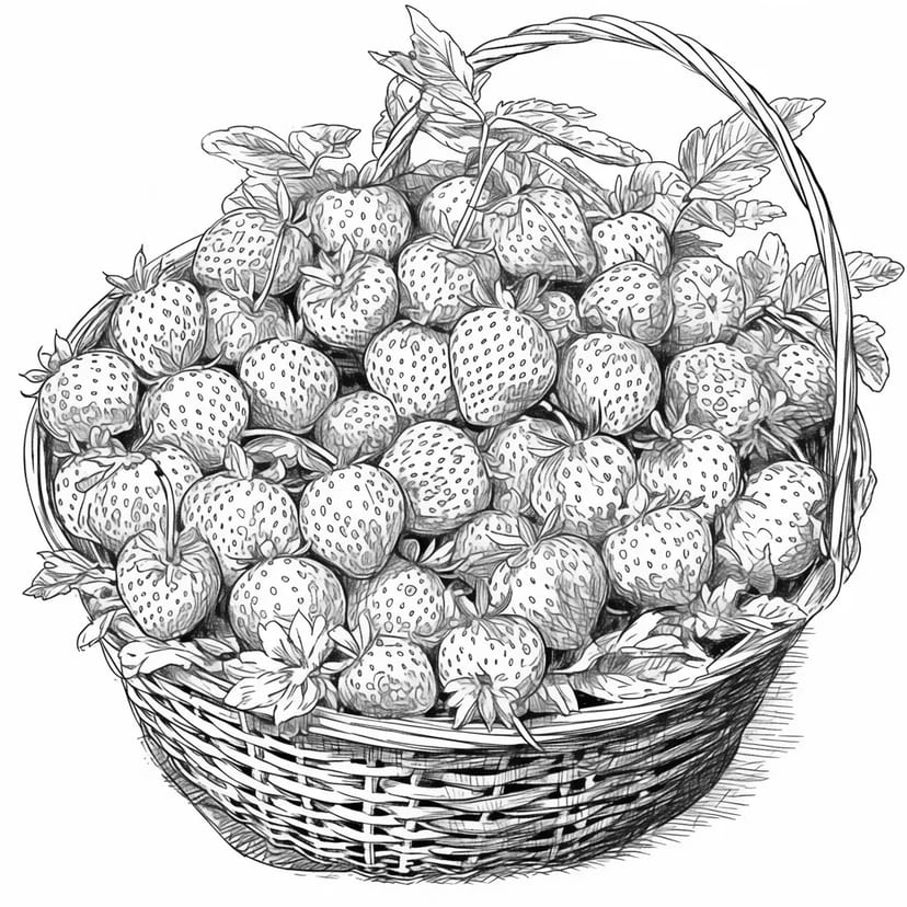 Cesta de Fresas