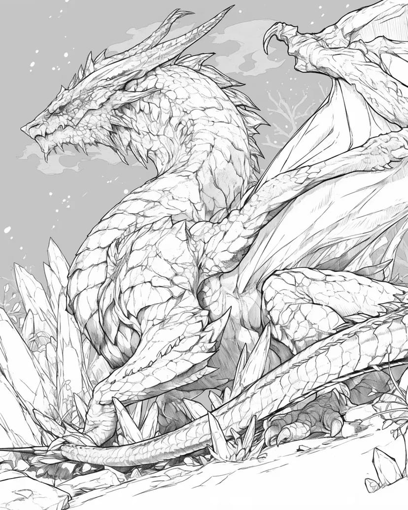 氷のドラゴン