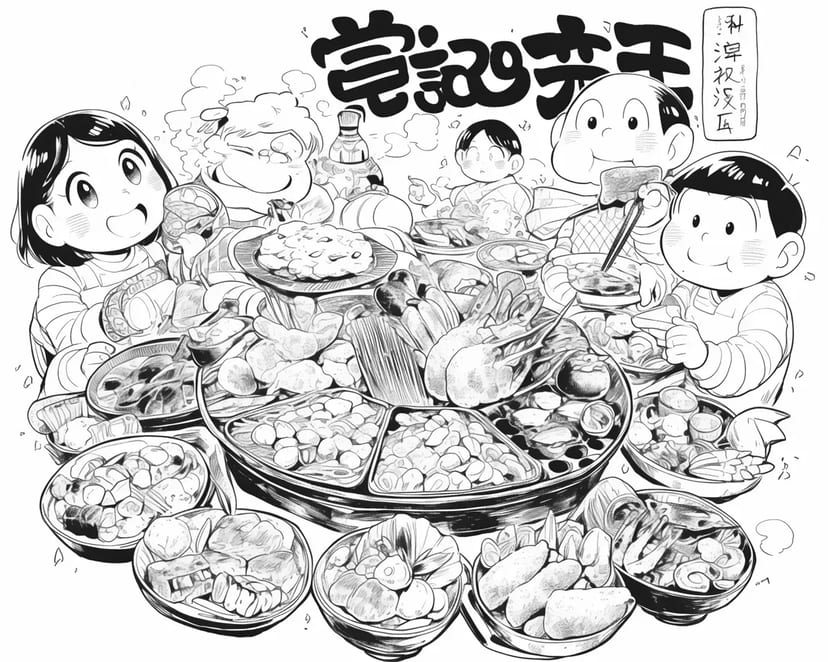 Family Feast Gathering