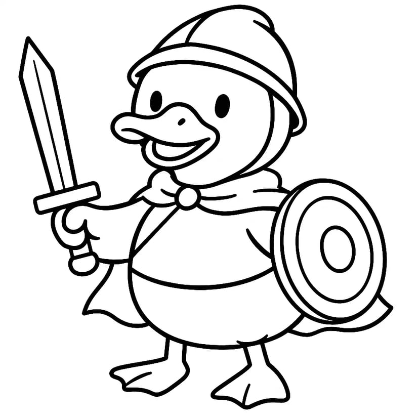 Canard Guerrier Courageux