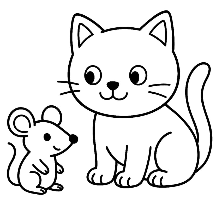 Amis Chat et Souris