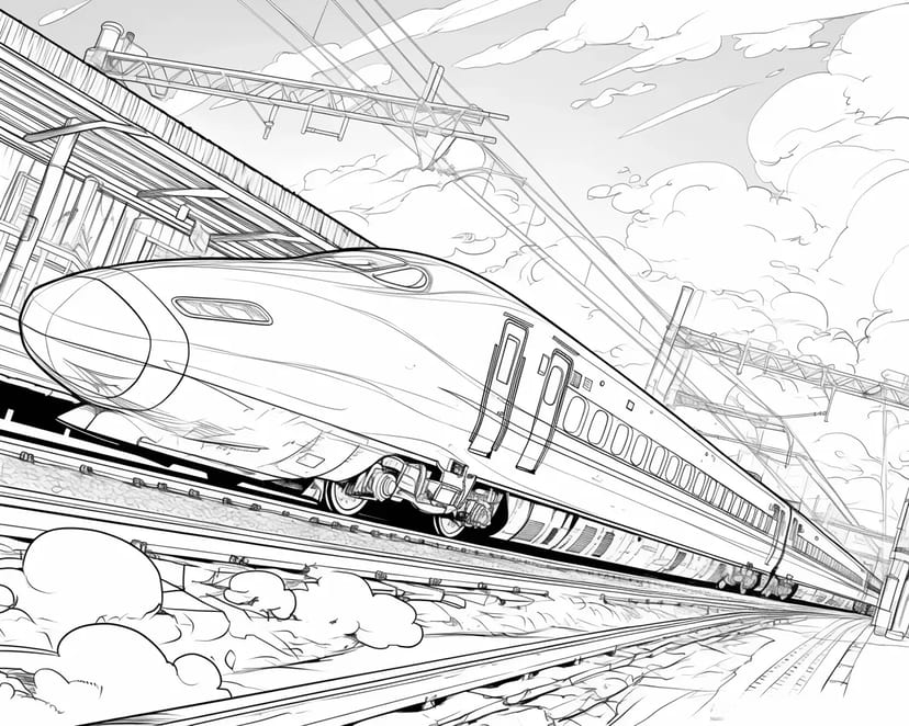 Tren Bala a Toda Velocidad