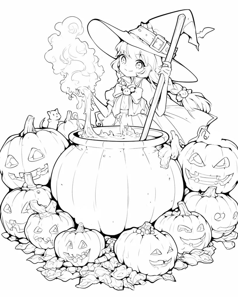 女巫与南瓜灯的魔法