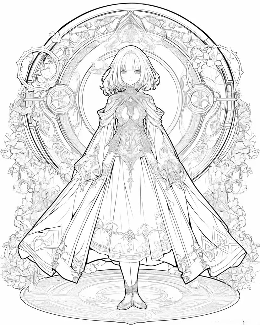 Girl at the Magical Gate
