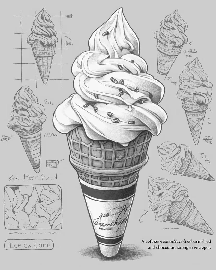 Ice Cream Cone Design