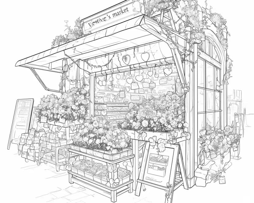 Mercado de Flores y Frutas