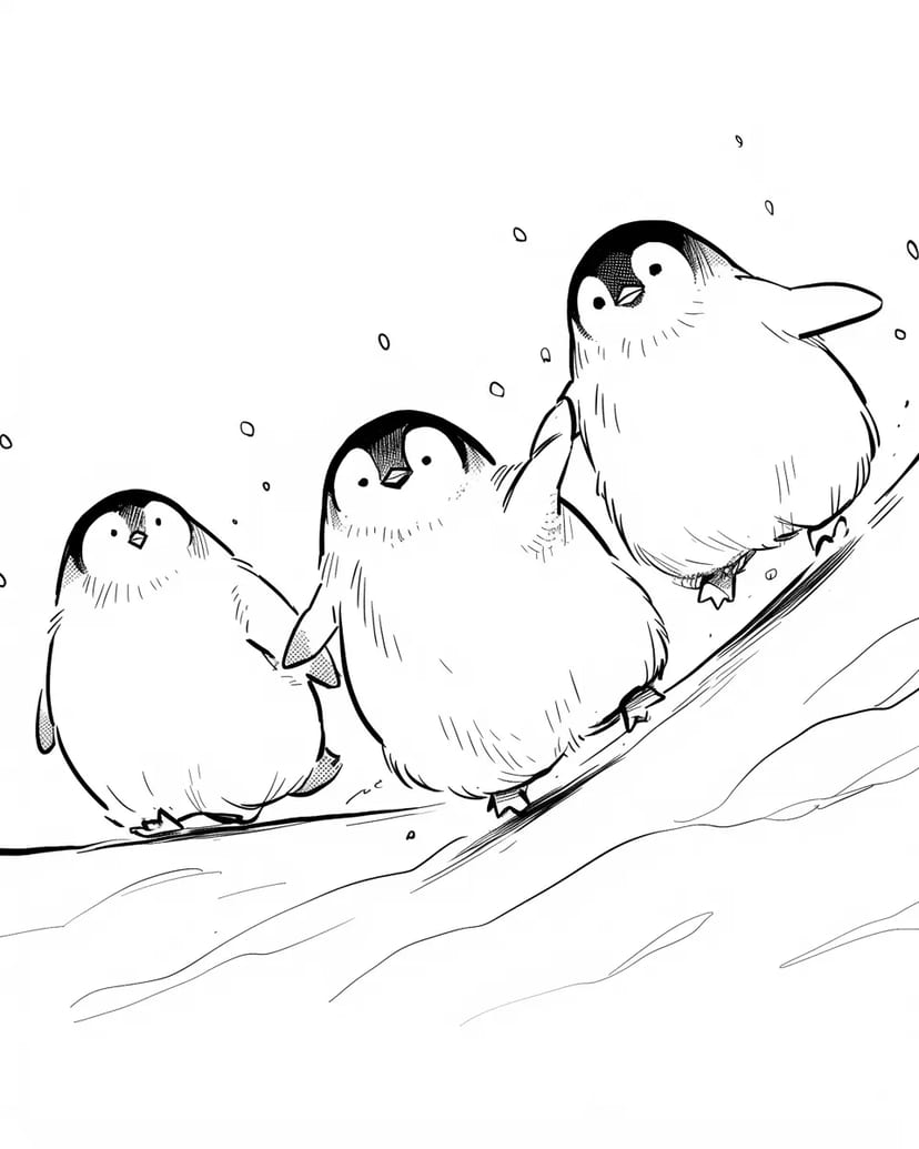 Glissade des Pingouins