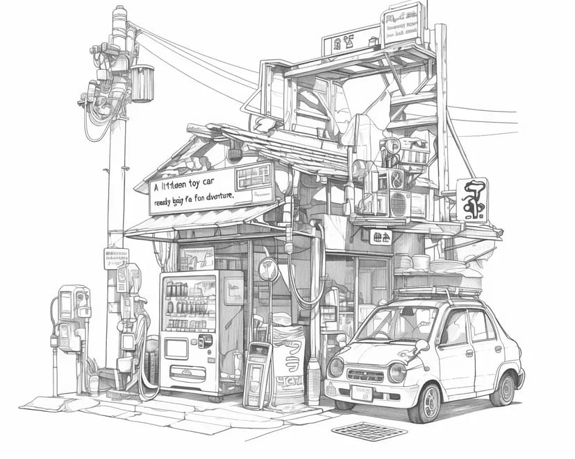 Nostalgic Candy Shop on the Corner