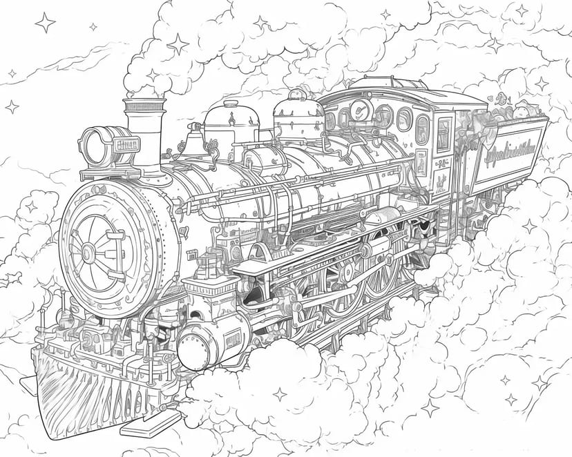 Locomotive à Vapeur Magique