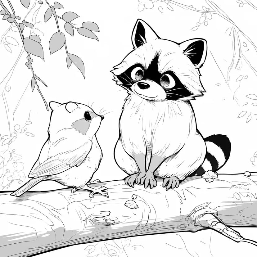 Amis dans la Forêt