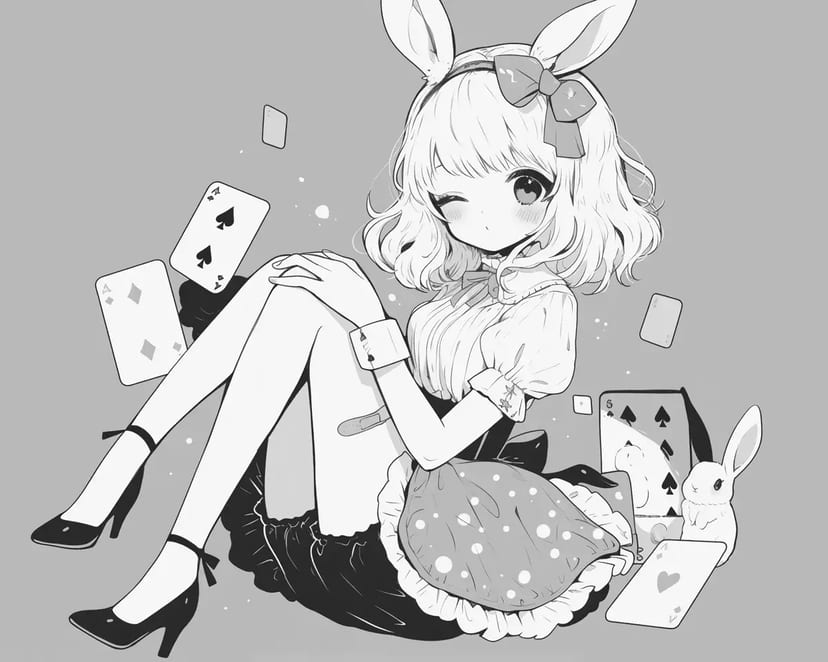 Chica Conejo Misteriosa