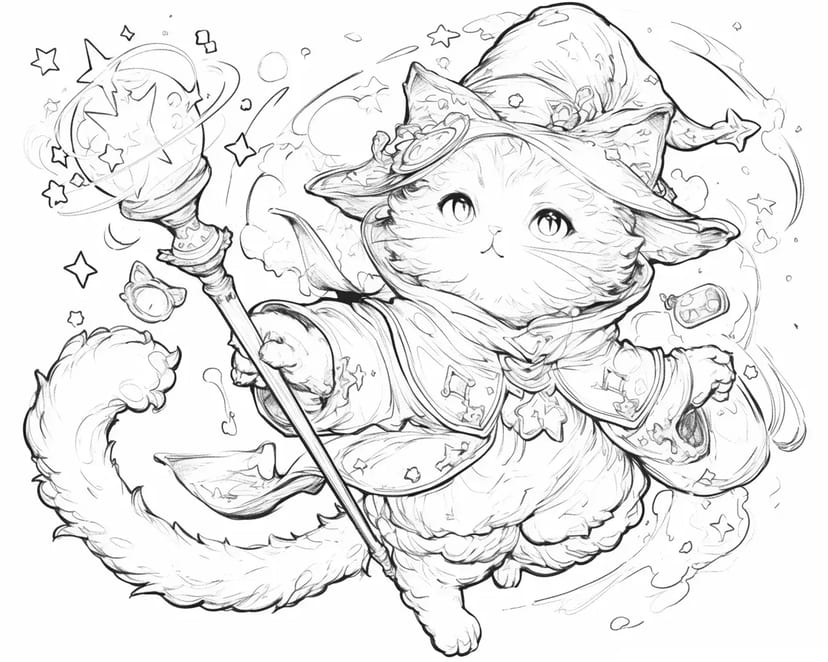 Gato Mago Esponjoso