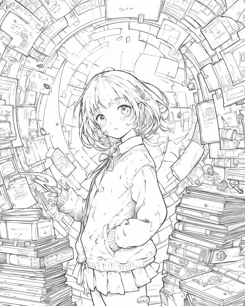 Laberinto de Libros Misteriosos