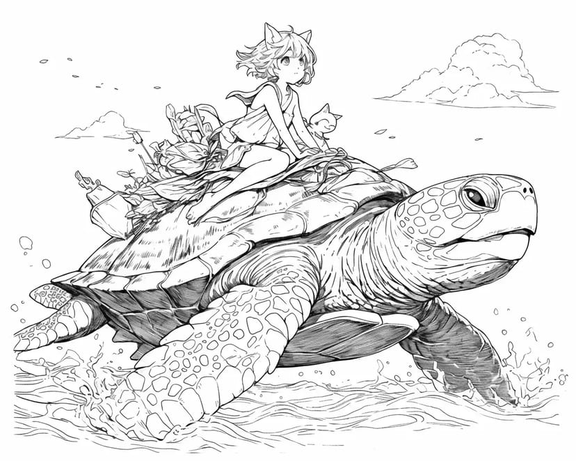 Viaje con una Tortuga Gigante