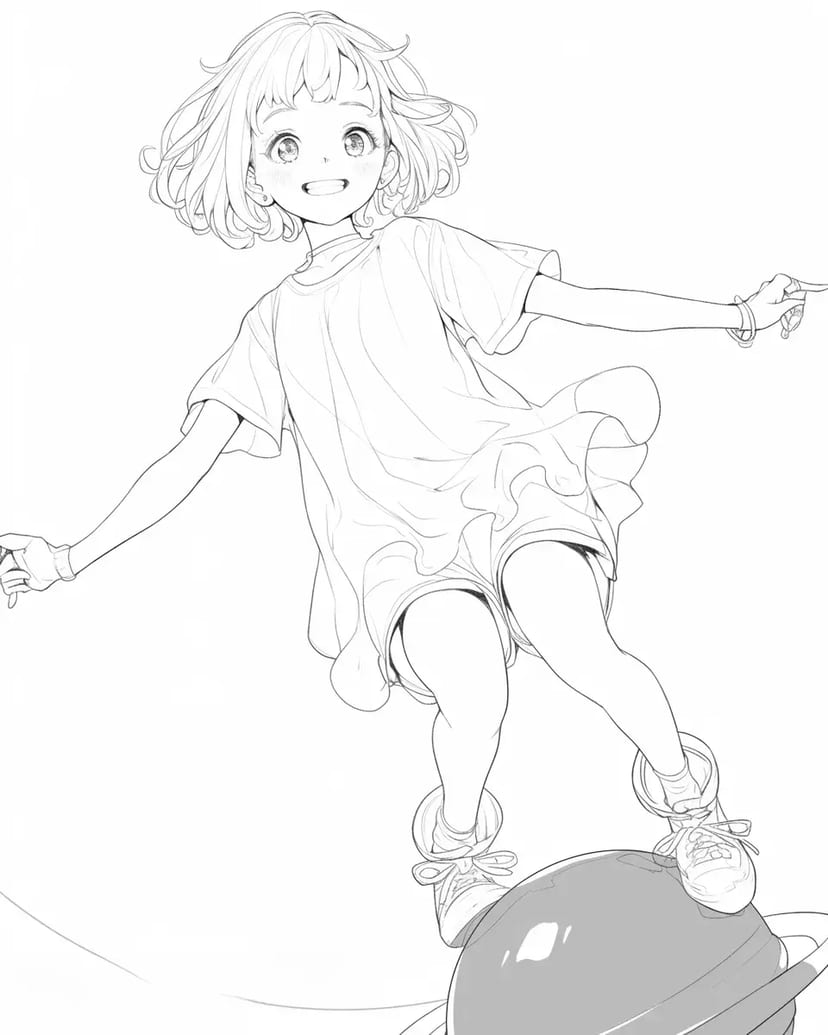 Balancing Girl