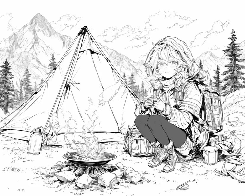 Camping in the Mountains