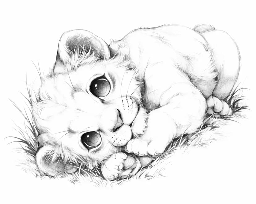 Adorable Lionceau