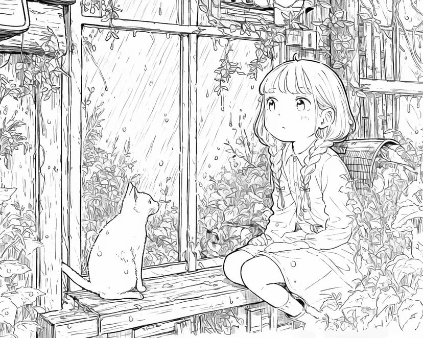 A Moment on a Rainy Day