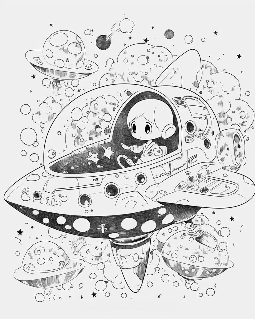 Garçon Explorateur de l'Espace