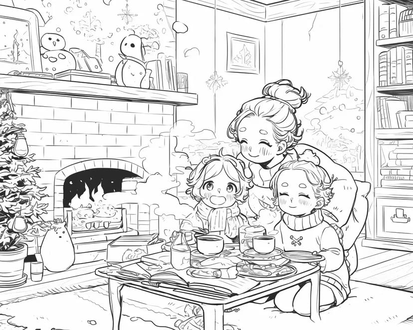 Momento Cálido de Navidad