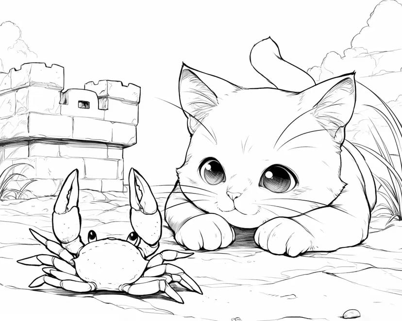 La Rencontre du Chat et du Crabe